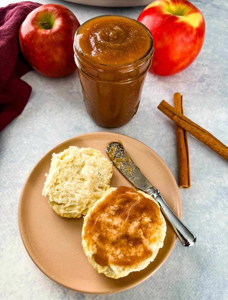biscuit spread with apple butter