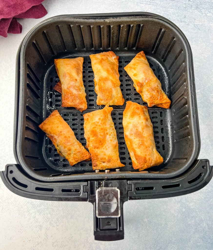 Thanksgiving soul food egg rolls in an air fryer