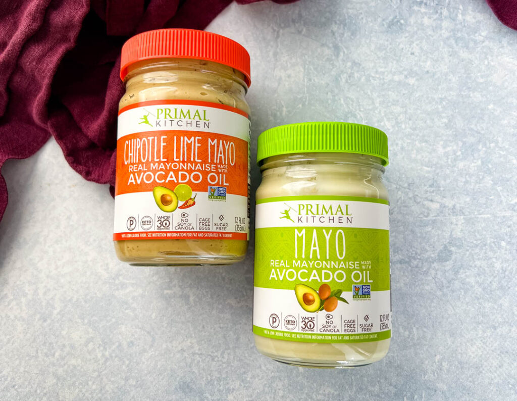 Primal Kitchen mayo on a flat surface