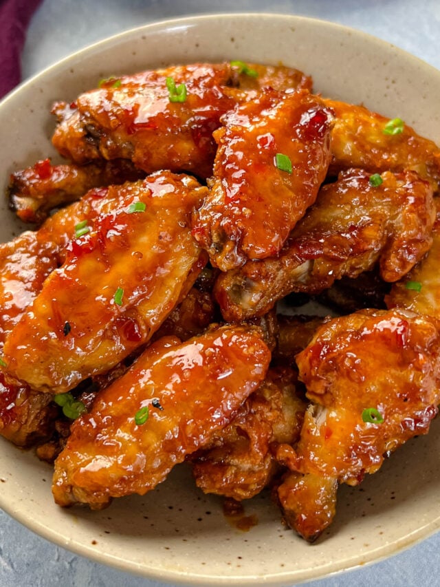 Sweet Chili Chicken Wings - Finger Licking Good