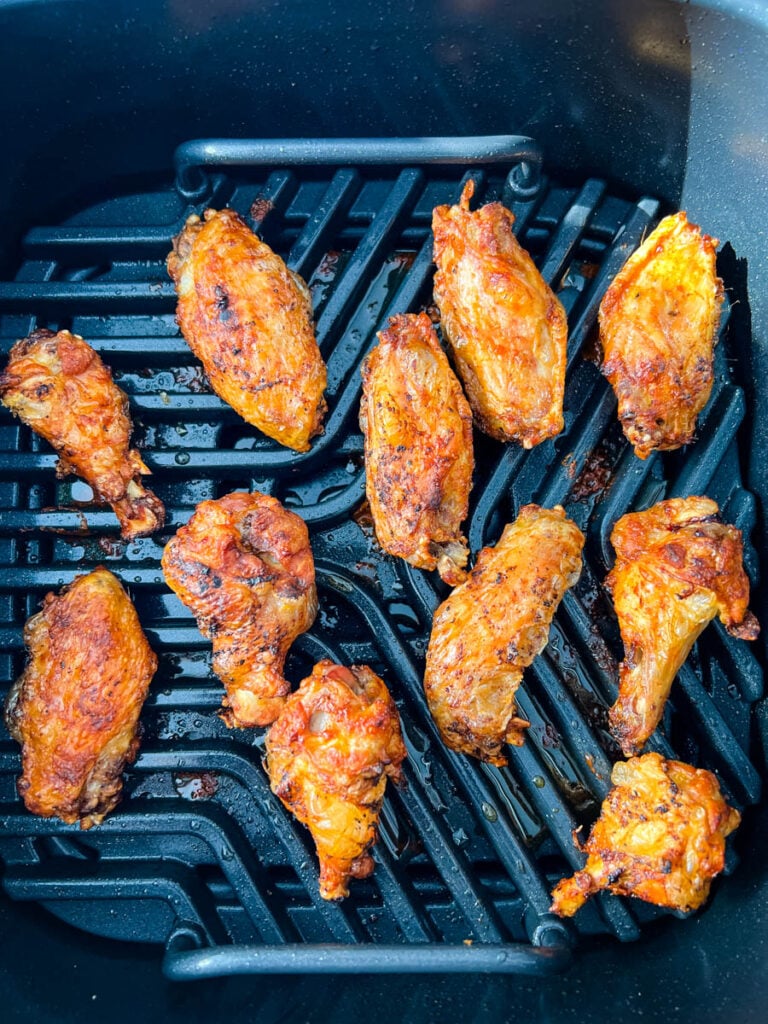 grilled chicken wings on indoor smokeless Ninja Foodi Grill