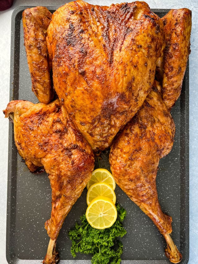 Butter Injected Juicy Smoked Turkey