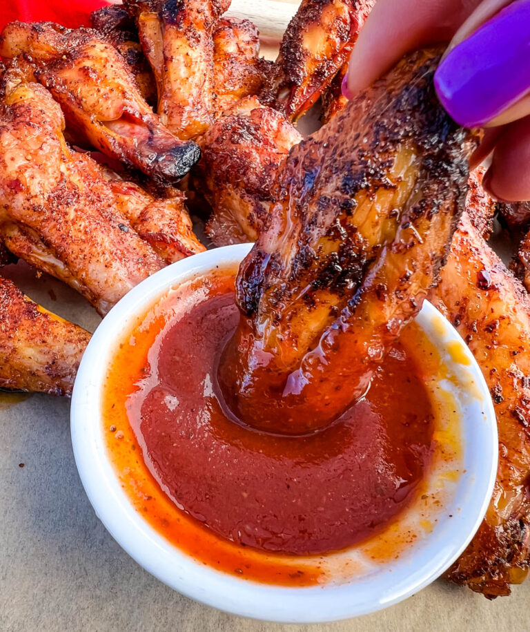 Traeger Smoked Chicken Wings + {VIDEO}
