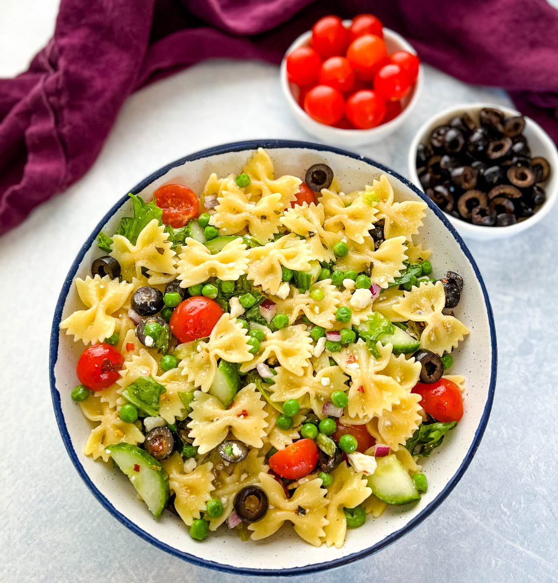 Bow Tie Pasta Salad Recipe With Feta | Deporecipe.co 