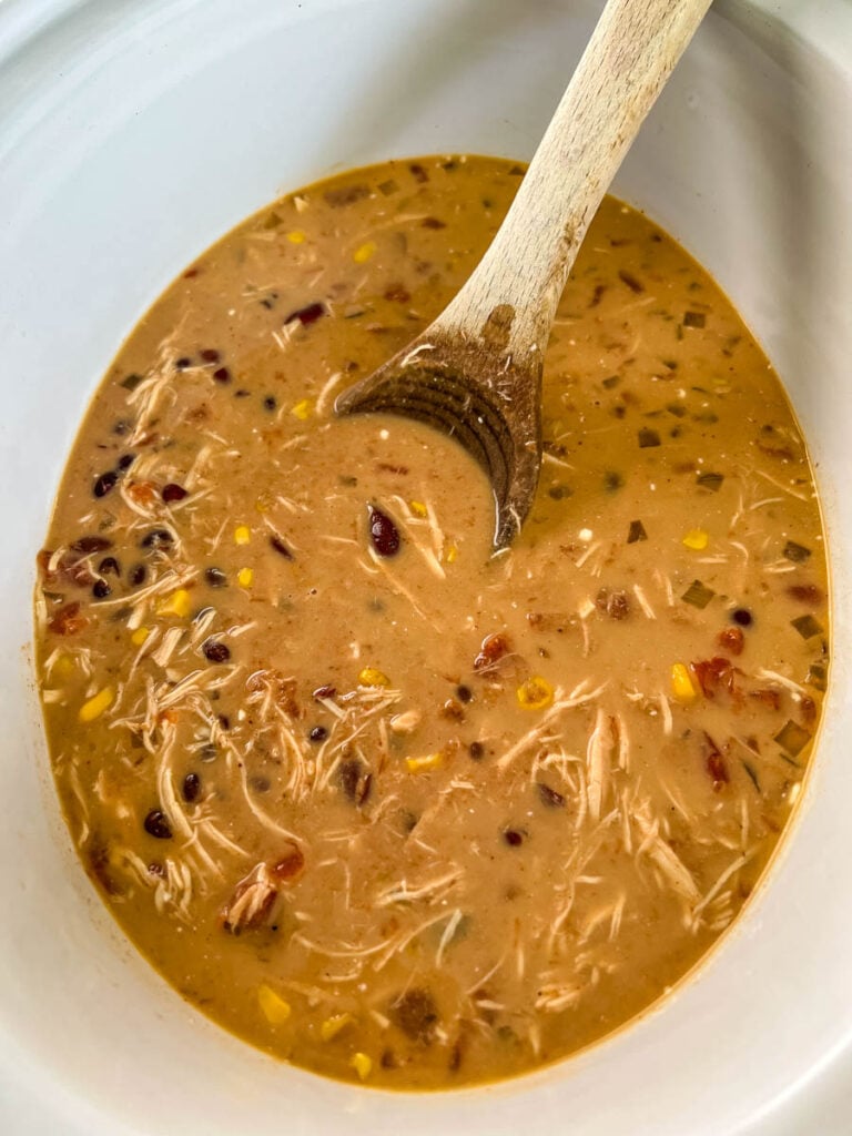 chicken taco soup in a slow cooker Crockpot