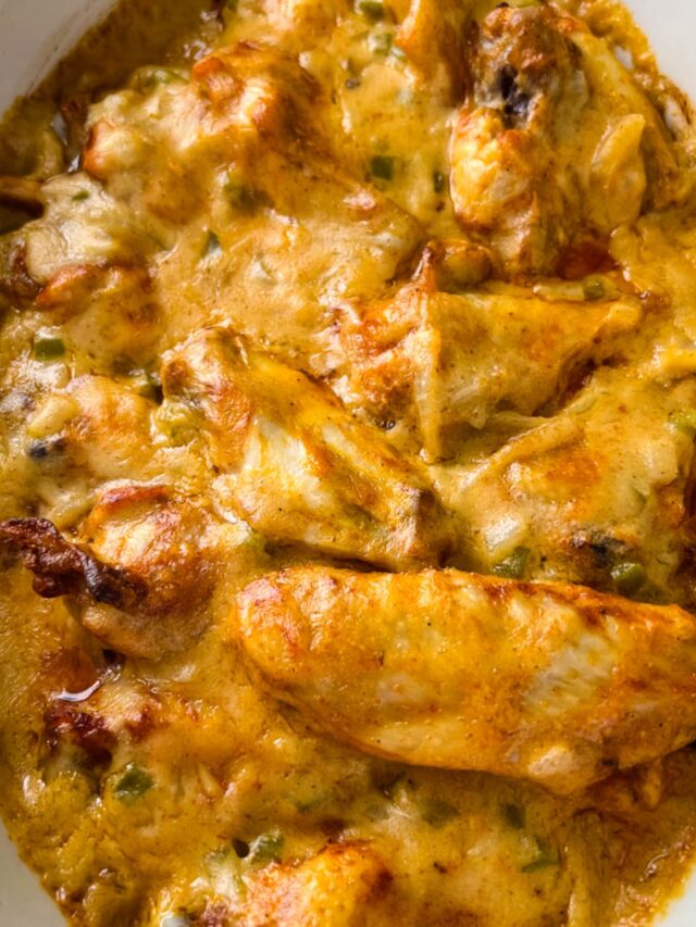 Smothered Chicken Wings Recipe
