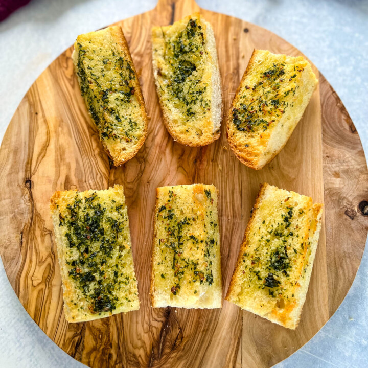 Air Fryer Garlic Bread (3 Ways)