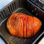 honey glazed ham in an air fryer