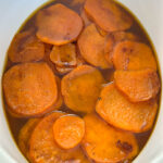candied sweet potatoes yams in a Crockpot slow cooker