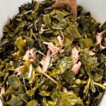 collard greens in a Crockpot slow cooker