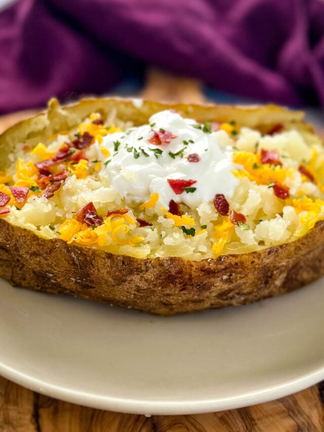 Traeger Smoked Baked Potatoes