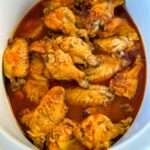 cooked chicken wings in a slow cooker Crockpot