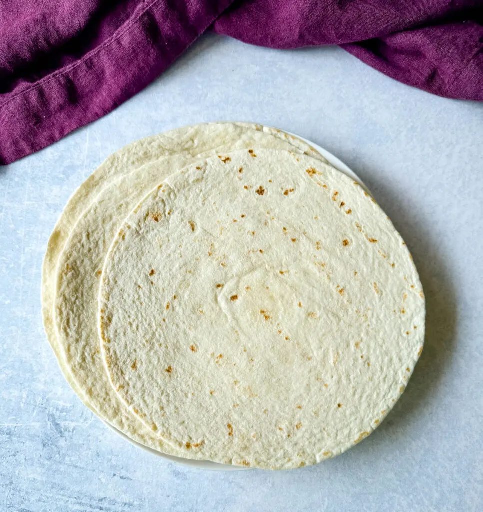 flour tortillas on a flat surface