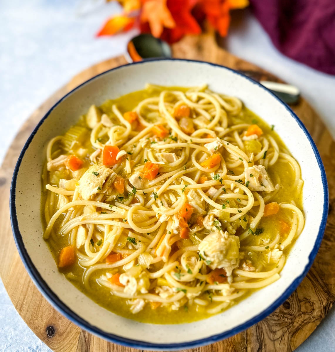 Rotisserie Chicken Noodle Soup - Stay Snatched