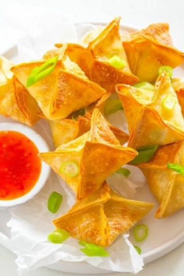 Air Fryer Crispy Crab Rangoon