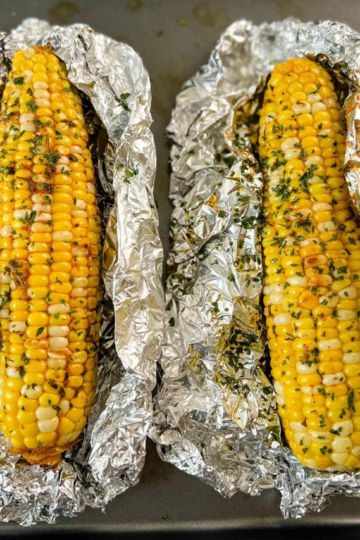 Oven Baked Corn on the Cob