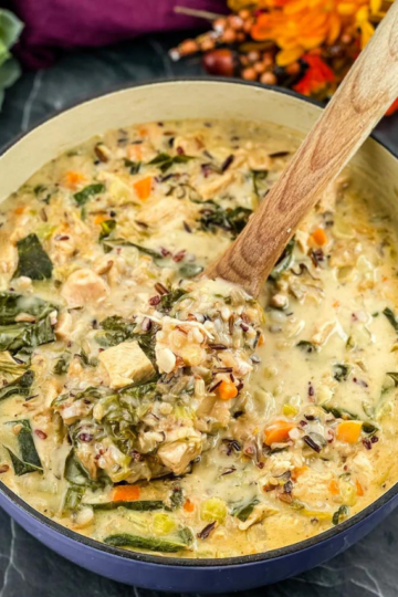 Creamy Turkey Rice Soup