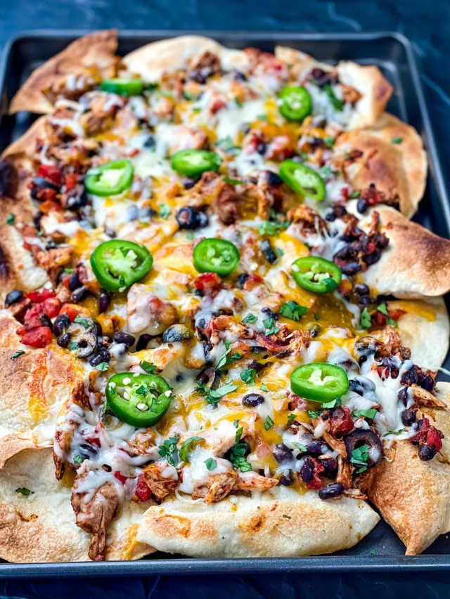 Leftover Turkey Nachos