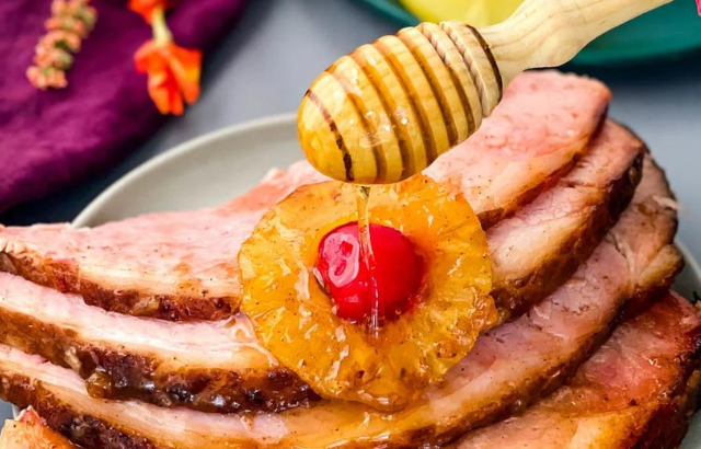 Southern Baked Ham with Pineapple