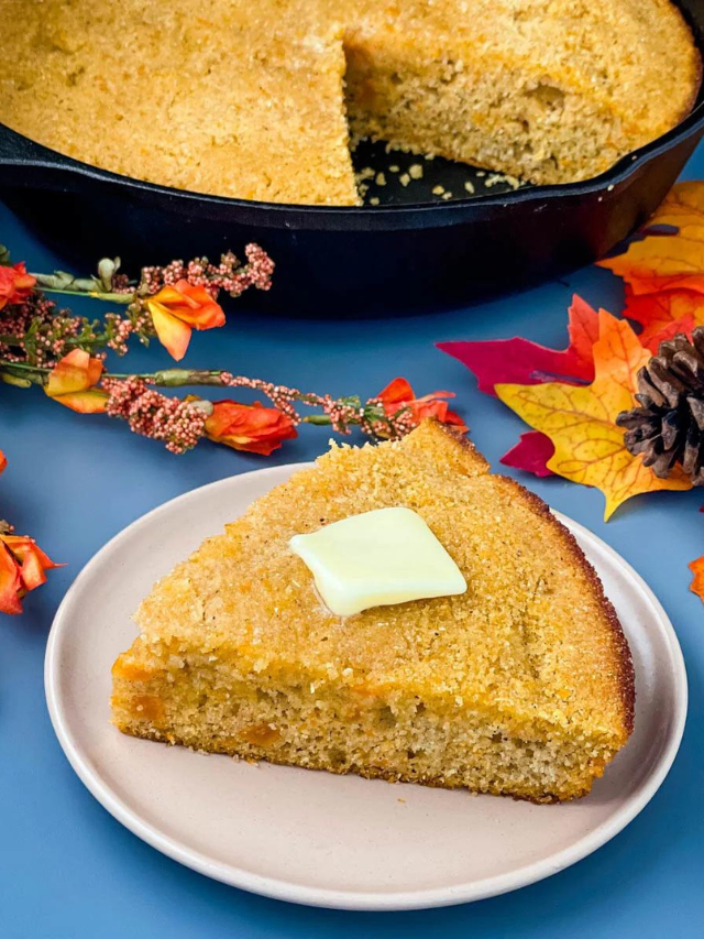 Sweet Potato Cornbread - Skillet Recipe