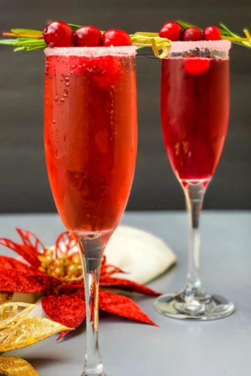 Cranberry Mimosa
