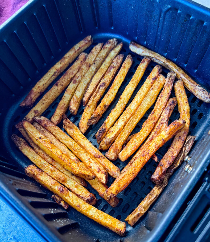 Cajun fries in an air fryer