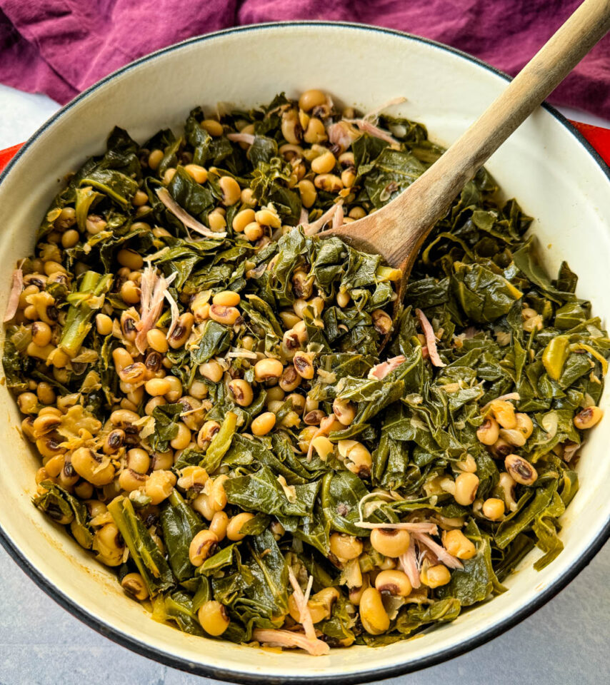 Black Eyed Peas and Collard Greens