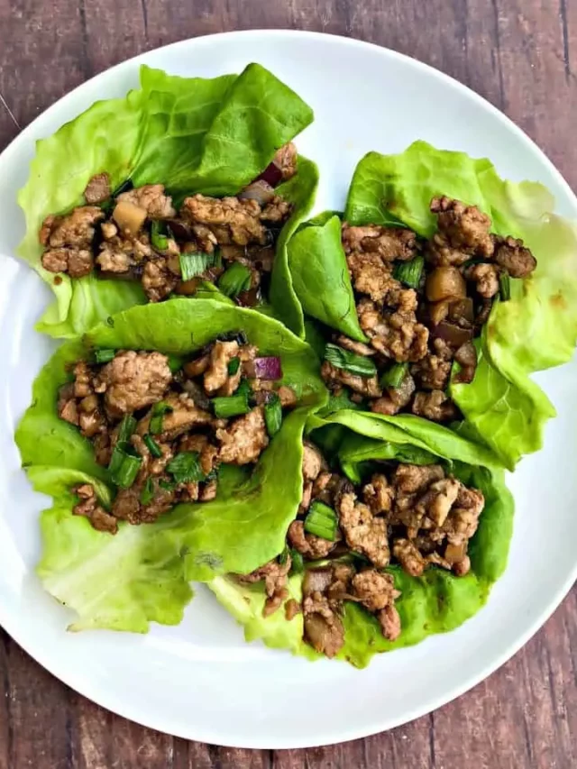 Keto Chicken Lettuce Wraps