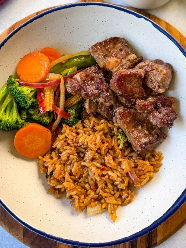 Easy Steak and Rice Bowl - 30 Minute Dinner