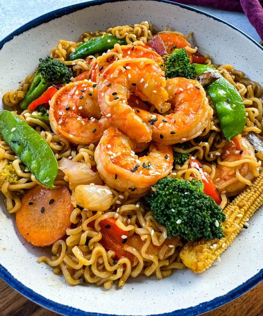 Shrimp Stir Fry With Noodles