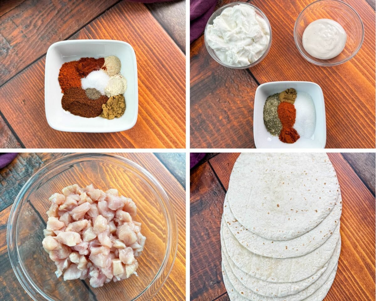 High Protein Creamy Chicken Burrito