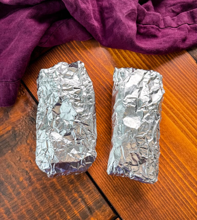 High Protein Creamy Chicken Burrito